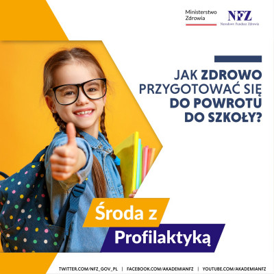 Zdrowy powrót do szkoły - Środa z Profilaktyką